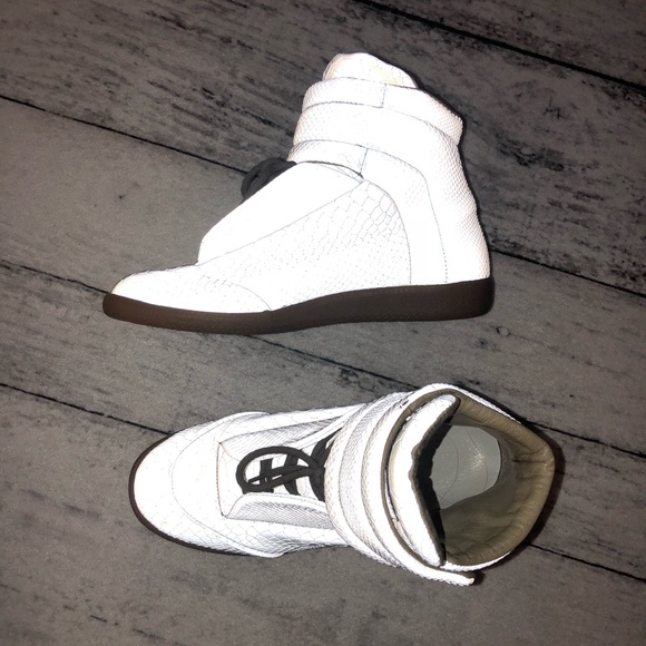 3M Maison Martin Margiela Silver Python Size 8 - Picture 3 of 5